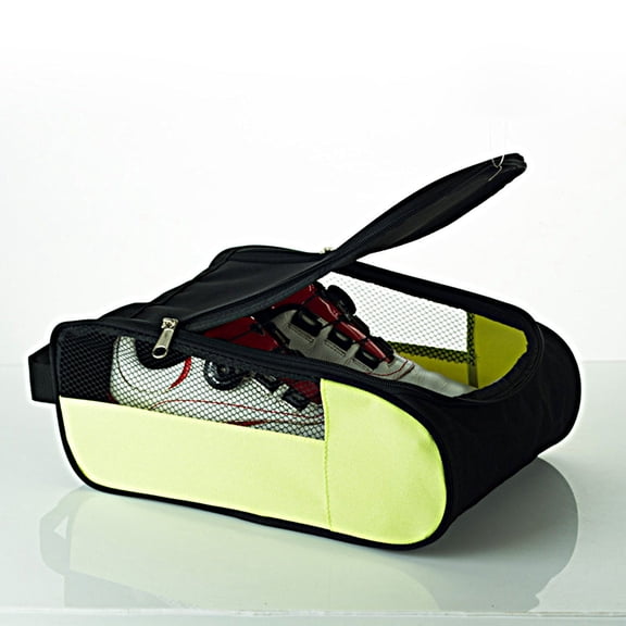 Milisten Breathable Golf Shoe Bag with Handle, Portable Polyester Storage