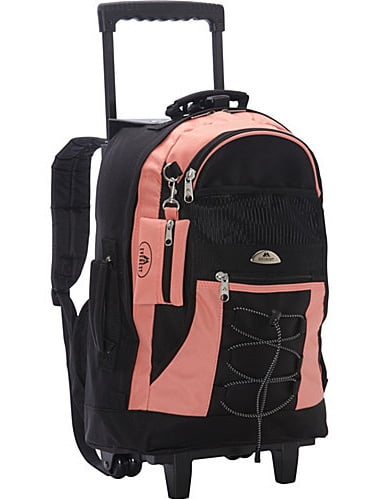 Everest Wheeled Backpack with Bungee Cord - Walmart.com