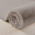 thumbnail image 4 of Taupe 2x6 Feet Faux Rabbit Fur Fuzzy Soft Fluffy Plush Cozy Shaggy Area Rug, 4 of 4
