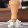 thumbnail image 4 of Wdftyju Mango de madera Acero inoxidable Café en polvo Martillo Espresso Maker Prensa en polvo Wdftyju 6tu9yl4hj2cc0gu7D03, 4 of 7