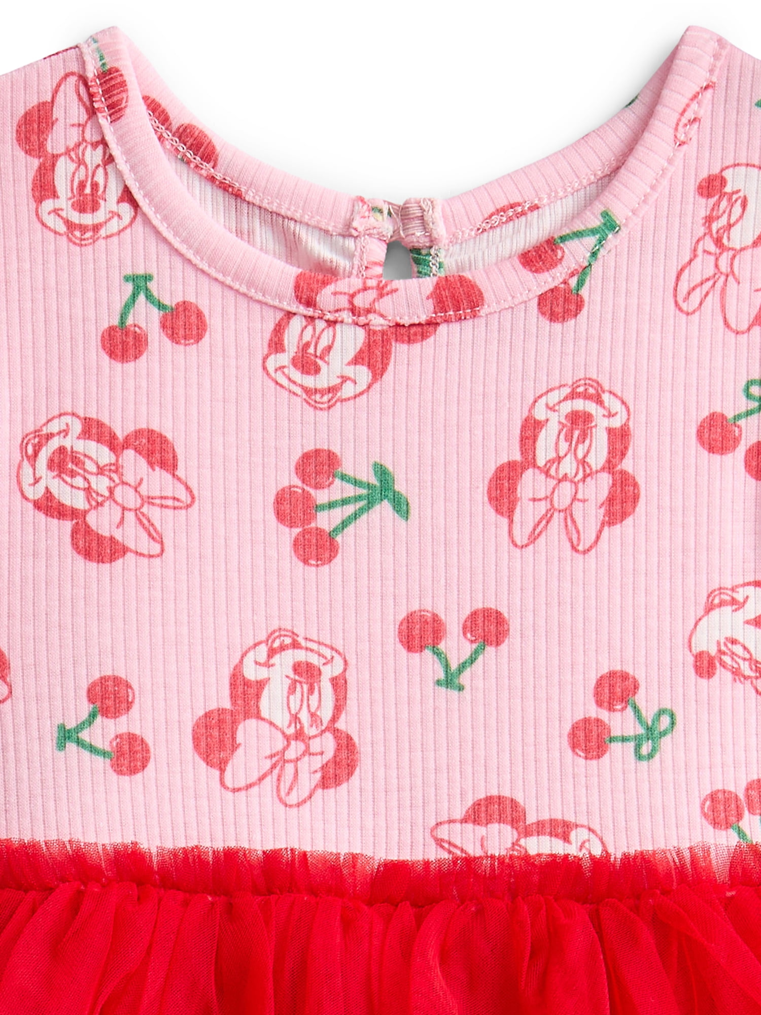 Minnie Mouse Baby Girls Tutu Dress Bodysuit and Matching Headband, 2-Piece, Sizes 0/3M-24M