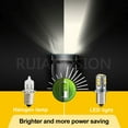 thumbnail image 3 of Ruiandsion P13.5S Flashlights LED Bulb,Non Polarity Wide Voltage 600LM 4300K Warm White for Bicycle Lights Camping Replacement,Pack-1, 3 of 8