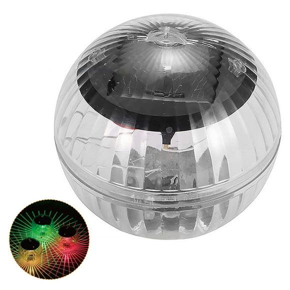 Solar Floating Pool Light IP44 Waterproof Solar Floating Pool Light Solar Powered Glow Globe Night Lights LED Glow Ball Lamp Decoration for Pools Pond Fountain Garden Party Tub Home Decor