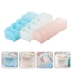 thumbnail image 4 of Cajas organizadoras de plástico apilables para ropa interior, 3 unidades, con cinco compartimentos (3 colores), 4 of 6