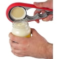 thumbnail image 4 of Ouvre-pot Multifonction en 1 avec Clip pour Bouteille (Rouge), 4 of 5