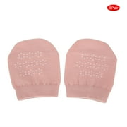 5 Pairs Forefoot Half Socks Women Breathable Anti-Slip Soft Summer Half SocksLight Pink