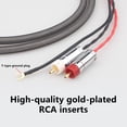 thumbnail image 6 of SDFGTstore Silver Plated Phonograph Turntables Ground Wire Heavy Duty Extension Cable for Recorders Phonograph Connectors Accessori, 6 of 7