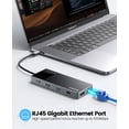 thumbnail image 6 of ORICO USB C HUB Type C to HDMI Adapter 4K30Hz VGA RJ45 USB3.0 PD 100W Splitter, 6 of 8