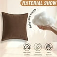 thumbnail image 7 of AUQ 2Pcs Decorative Pillow Covers Removable Cover Pillow Covers 16X16 Breathable Design Outdoor Pillow Covers Style1, 7 of 7