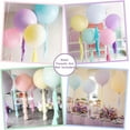 thumbnail image 4 of GuassLee 24Pcs Pastel Balloons 18 inch Large Pastel Balloons Big Round Pastel Jumbo Latex Balloons for Easter Birthday Wedding Baby Shower Decorations, Tassels Not Included, 4 of 7
