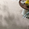 thumbnail image 3 of Pinstripe Brown/Ivory Handwoven Indoor/Outdoor Rug, 2'6" x 8' Runner, 3 of 6
