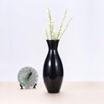 thumbnail image 2 of Villacera Handcrafted 20-Inch-Tall Sustainable Bamboo Floor Vase (Black), 2 of 6
