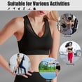 thumbnail image 3 of Women Sports Bra Mesh Splicing Crop Top Breathable Quick-Dry Vest, 3 of 8