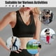 thumbnail image 3 of Mujeres Sujetador deportivo Malla Empalme Crop Top Transpirable Chaleco de secado rápido Yoga Ropa i Abanopi Sujetador deportivo, 3 of 7