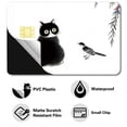 thumbnail image 3 of Rectangle PVC Plastic Waterproof Card Stickers Self-adhesion Card Skin for Bank Card Decor Cat Shape 186x137mm DIY for DIY, 3 of 6