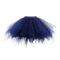 thumbnail image 2 of Skirts for Women Carnival Dance Party Holiday Party Tutu Ballet Casual Comfortable Womens Skirt Navy M, 2 of 4