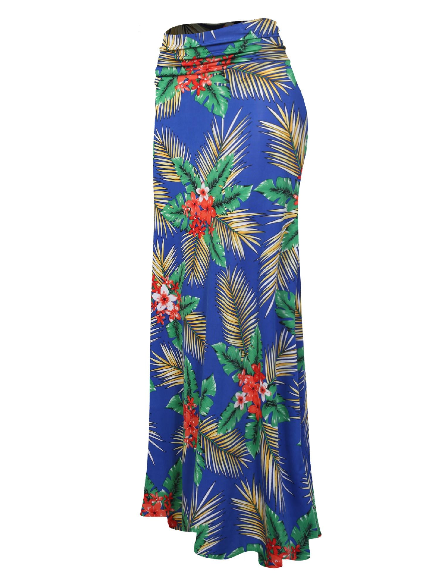 plus size maxi skirts walmart