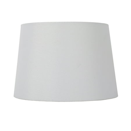 Mainstays White Texture - Medium Mod Drum Lamp Shade- 13 Inch Wide by 9 ...