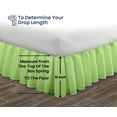 thumbnail image 5 of SGI Bedding 12 Inch Ruffled Bed Skirt | Microfiber Bed Skirt | Fade Resistant, Wrinkle Free, Anti-static, Decorative, Extra Storage Space, Clutter-Free |Full, Sage, 5 of 8