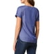 thumbnail image 3 of BLUSA CHAMBRAY DE MANGA CORTA Y CUELLO REDONDO PARA MUJERES INSPIRAR CHIC CON ABERTURAS LATERALES TAMAÑO S AZUL OSCURO, 3 of 6