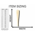 thumbnail image 2 of Unfinished Wood Baseball Bat Shape - Sports - Kids Room Decor - up to 46" DIY 3" / 1/2", 2 of 3