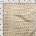 thumbnail image 2 of oneOone Georgette Viscose Fabric Diamond Geometric Print Fabric BTY 42 Inch Wide, 2 of 4