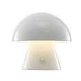 thumbnail image 2 of JONATHAN Y Porcini 7" Contemporary Bohemian Rechargeable/Cordless Iron Integrated Portable LED Mushroom Table Lamp, White, JYL7116B, 2 of 7