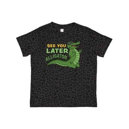 

Inktastic See You Later Alligator with Black Sunglasses Gift Toddler Boy or Toddler Girl T-Shirt
