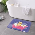 thumbnail image 6 of Kdxio Dog Washes in a Pink Bath,16" x 24", Non-Slip Front Door Mats,Outdoor Welcome Mat Washable, 6 of 9