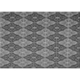 thumbnail image 1 of Ahgly Company Machine Washable Indoor Rectangle Transitional Black Area Rugs, 8' x 10', 1 of 7