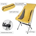 thumbnail image 3 of Silla con respaldo plegable para exteriores Silla de playa portátil para acampar y pescar para viajes Picnic Senderismo Mochilero Inevent LF000041-03B, 3 of 7