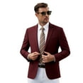 thumbnail image 4 of oqasdz Mens Blazer Modern Jacket for Attire Two Button with Tailored Design Comfort Loose Fit Sport Coat Daily Formal Outdoor Activities, 4 of 4