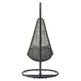thumbnail image 3 of Modway Abate Outdoor Patio Swing Chair Without Stand in Gray White, 3 of 3