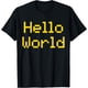 thumbnail image 1 of Hello World - Camiseta de programación de codificación, 1 of 2