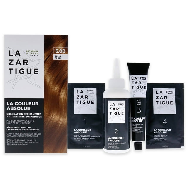 Lazartigue Color de pelo La Couleur Absolue Coloración Permanente - 6.00 Rubio Oscuro 1 Application Lazartigue Color de pelo 1 Application
