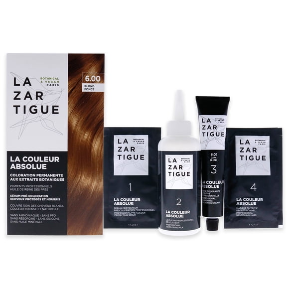 Lazartigue Color de pelo La Couleur Absolue Coloración Permanente - 6.00 Rubio Oscuro 1 Application Lazartigue Color de pelo 1 Application