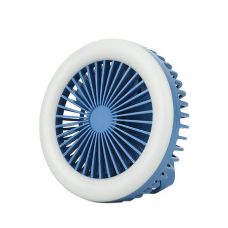 

Mini Portable USB Rechargeable LED Night Light Foldable Carabiner Hanging Fan