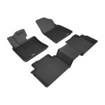 3D MAXpider Custom Fit Kagu Floor Mat (Black) Compatible with Toyota Camry 2018-2024 - Full Set