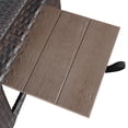 thumbnail image 6 of Outdoor Recliner Chair, Adjustable Backrest Patio Wicker Recliner Lounge Chair with Separate Adjustment Mechanism and Removable Soft Cushion, Ergonomic for Home, khaki, 6 of 8