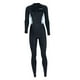 thumbnail image 5 of Traje de buceo para mujer, traje de baño transpirable de manga larga con cremallera frontal Negro L, 5 of 9