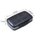thumbnail image 3 of Pill Case Weekly Dual-layer Detachable Portable Pill Organizer Pill Storage Case, 3 of 6