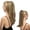 Brunette / Ash Blonde, variant on Clip in Ponytail Extension Dark Brown 18 Inch Pony Tails Hair Extensions for Women Long Straight Curly Tail Ponytail Hair piece Synthetic Fake Versatile Pony