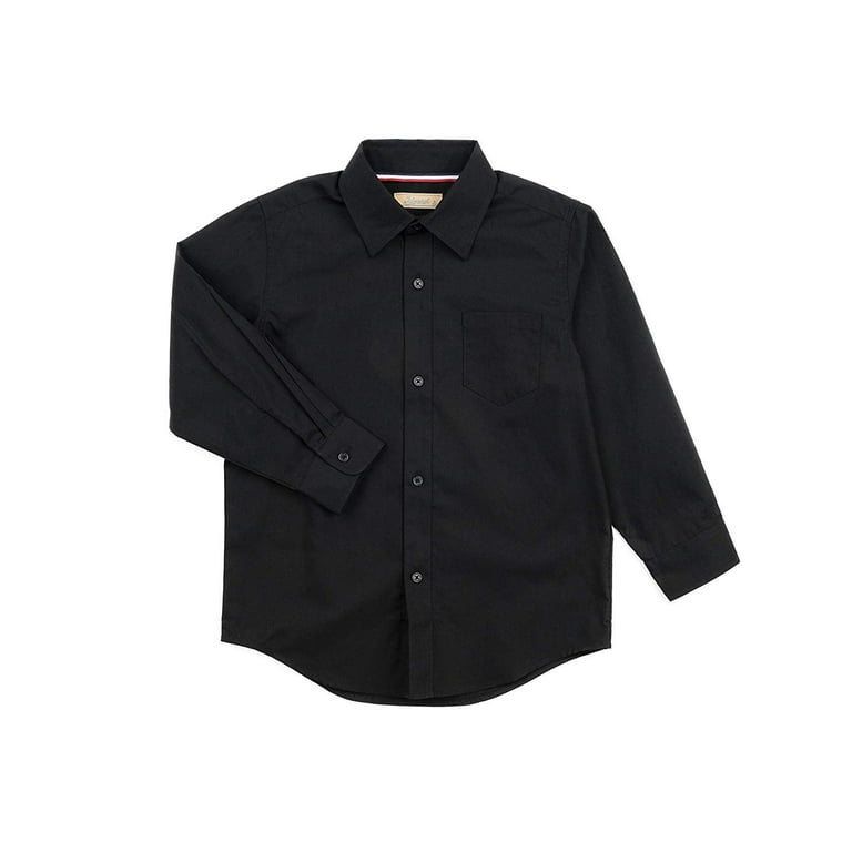 Leveret Kids Toddler Boys Long Sleeve Uniform Cotton Dress, 50 OFF