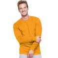 thumbnail image 1 of Hanes Beefy-T Men`s Long-Sleeve T-Shirt, XL, Gold, 1 of 1