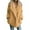 Yellow, variant on XFLWAM Womens Winter Fleece Teddy Bear Sherpa Jacket Lapel Button Down Coats with Pockets Outerwear