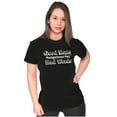 thumbnail image 4 of Good Moms Sometimes Say Bad Words Womens Slim Fit Graphic Tee Brisco Brands S, 4 of 5