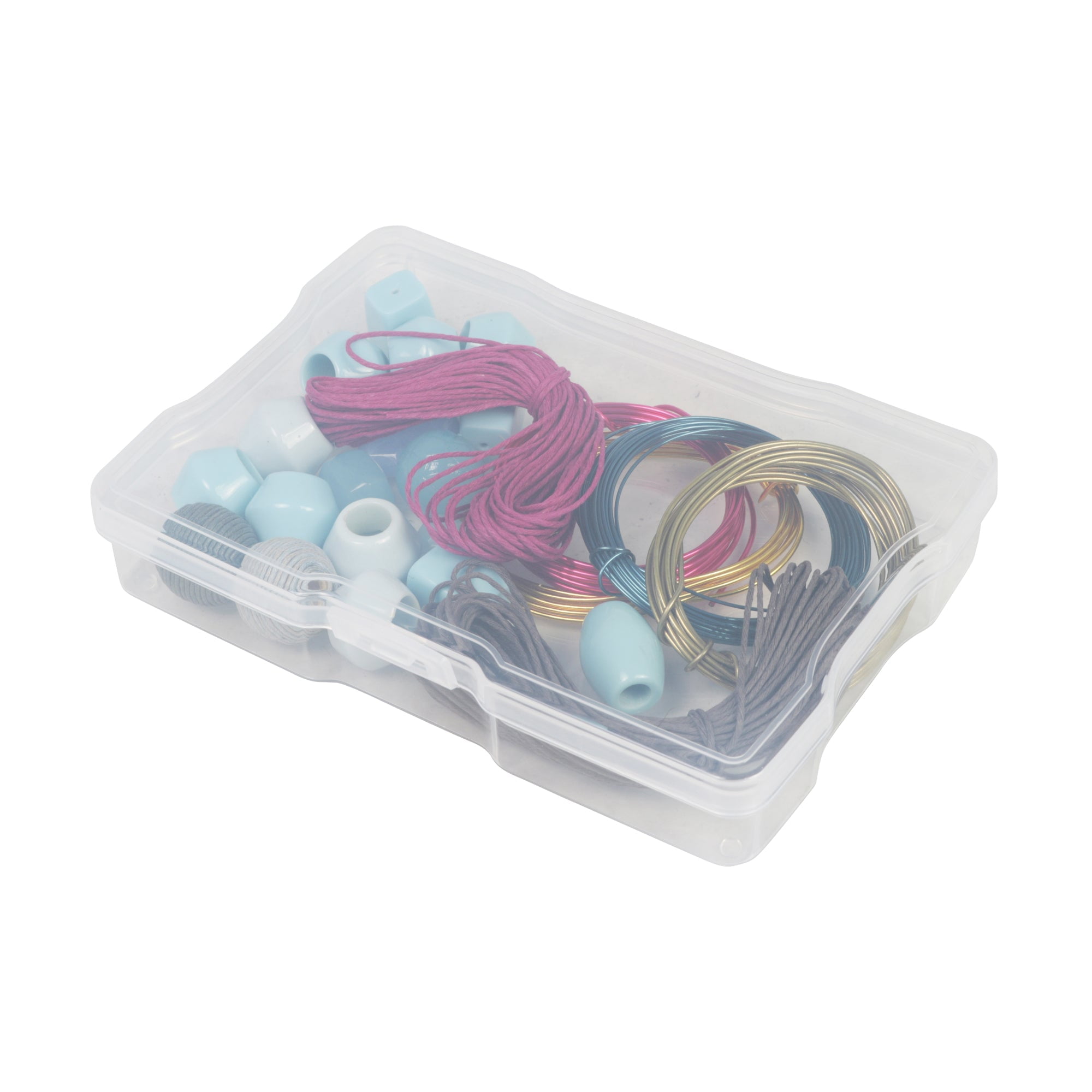 Everything Mary 4" x 6" Photo Storage Box, White - 16 Inner Organizer Cases - Portable Multi-Purpose Storage