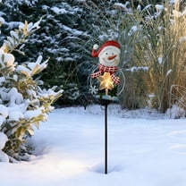 Christmas Solar Ground Lights Outdoor Solar Powered LED Landscape Lighting Weather Resistant Yard Pathway Decor, Waterproof Garden Spike Lights for Winter Holiday Decorations