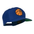 thumbnail image 5 of Basketball Embroidered Flat Bill Cap - Royal OSFM, 5 of 5
