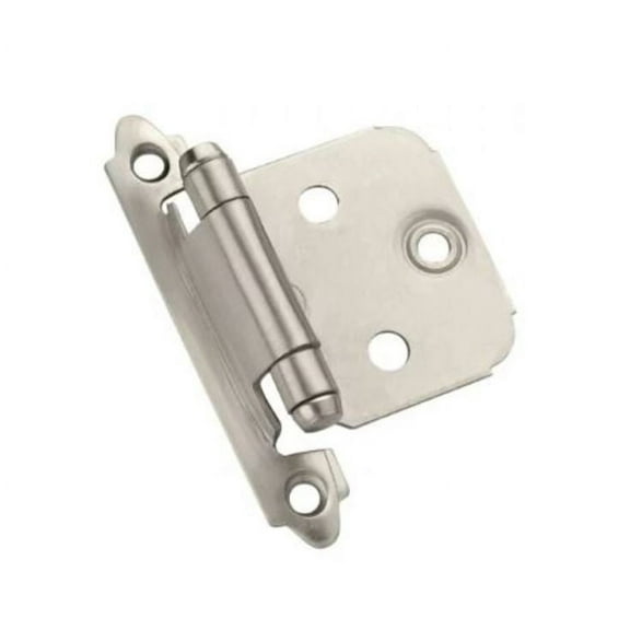 Amerock 10Pkr3429 Variable Overlay Self-Closing Face Mount Hinges - Nickel